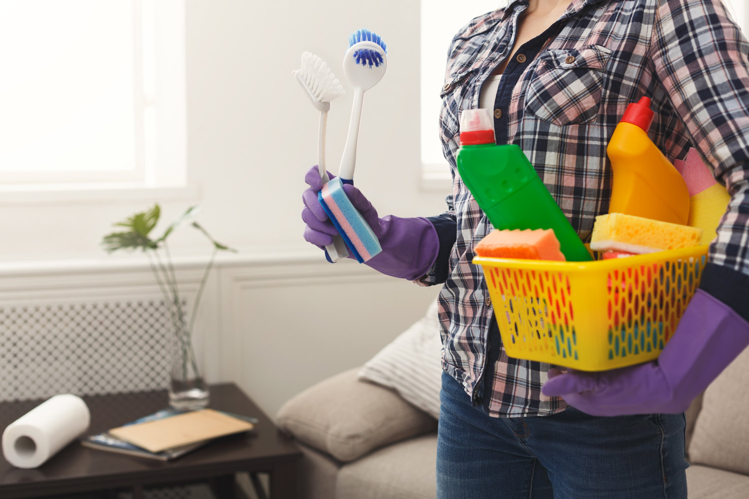 After flooding cleaning products