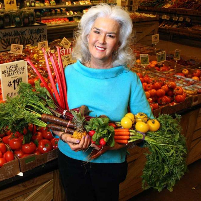 Heloise has been a vegetarian since the 1970s. For a story on her vegetarian lifestyle–what she eats at home and at restaurants, etc, photographed at Central Market on Tuesday, Feb. 7, 2012. Helen L. Montoya/San Antonio Express-News.